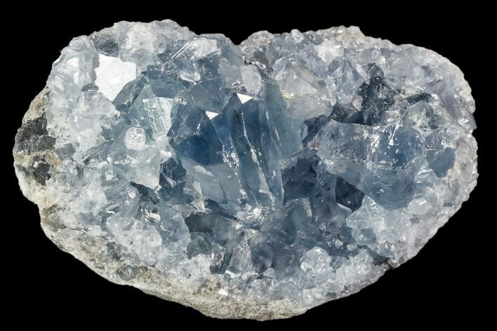 Sky Blue Celestine (Celestite) Crystal Cluster - Madagascar #106687